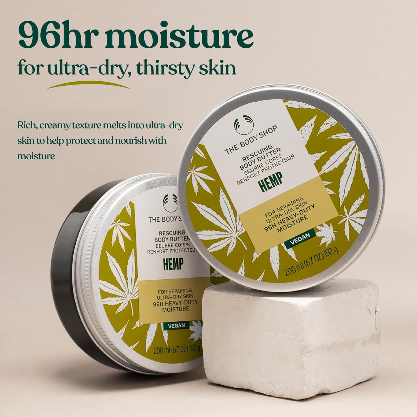 The Body Shop Pink Grapefruit Body Butter – Nourishing & Moisturizing Skincare for Normal Skin – Vegan – 6.75 oz