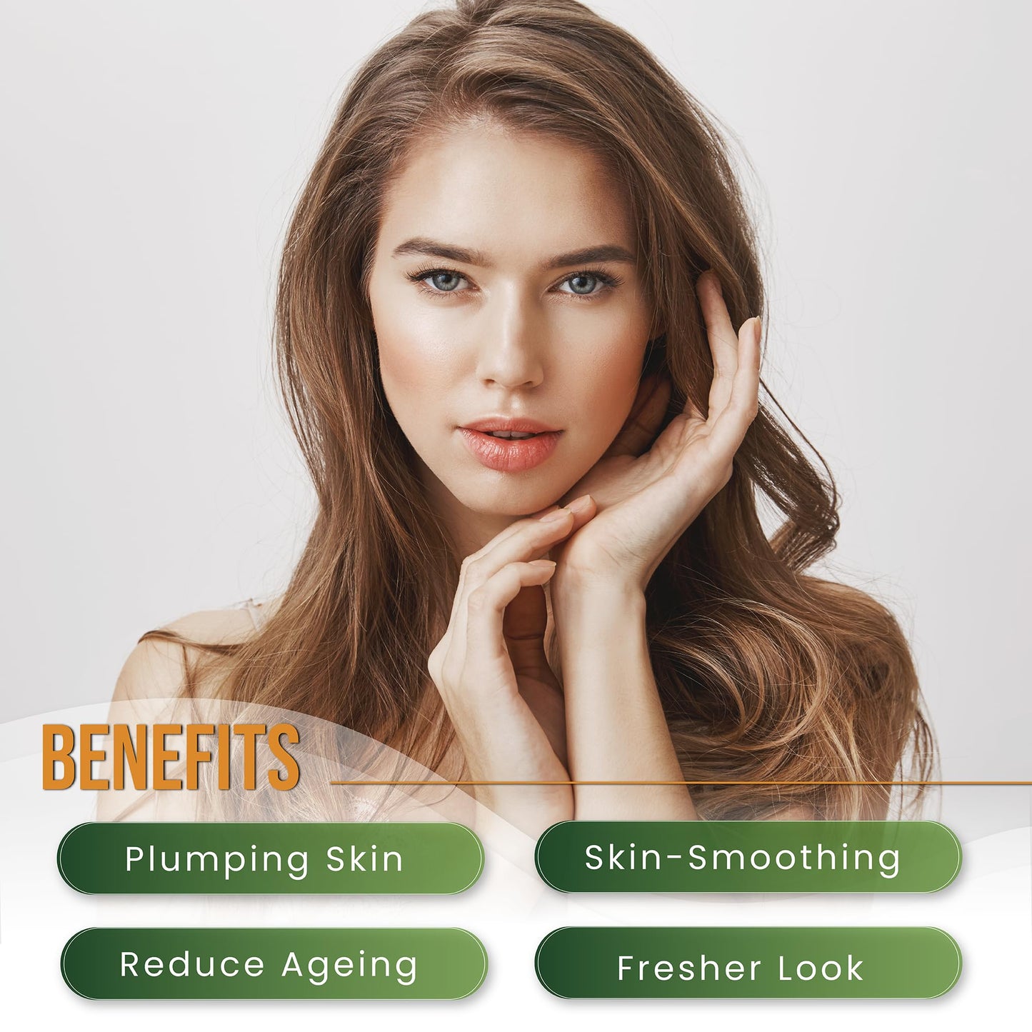 AMVital Turmeric Cream - Natural Cream for Face With Turmeric and Plant-Based Ingredients - Lightweight and Smooth Suitable for All Skin Types