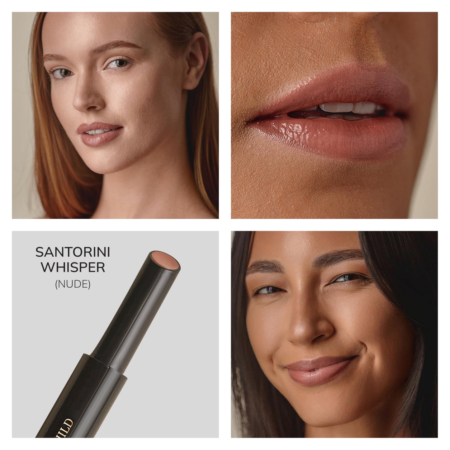 COLLEEN ROTHSCHILD Hydrashine Lipstick Balm – Hydrating, Glossy, Buildable Lip Color – Skin-Care Makeup Hybrid in 5 Versatile Shades