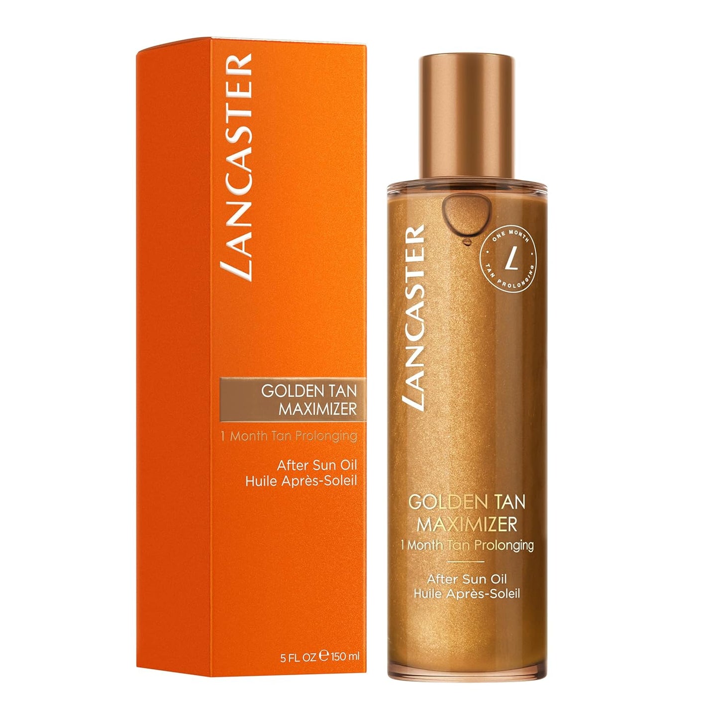 Golden Tan Maximizer After Sun Oil 150ml - Lancaster Hydrating Tanning Lotion