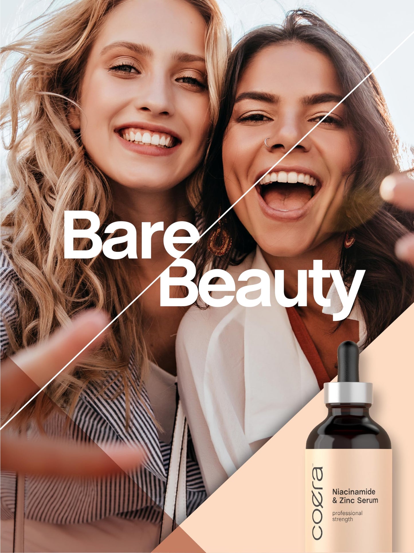 Coera Niacinamide Serum with Zinc | 4 fl oz | Moisturizer for Face and Skin