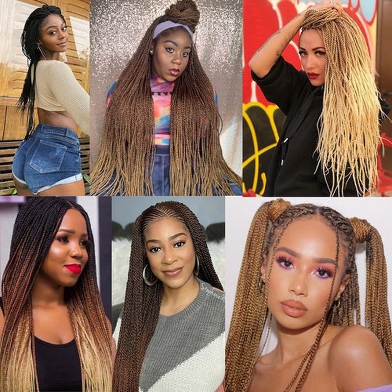 ZRQ 8 Packs Senegalese Twist Crochet Hair 12 Inch Ombre Brown Pre Looped Short Crochet Braids, Pre Twisted Small Havana Twist, Synthetic Braiding Hair for Women Girl Kids（1B3027#)