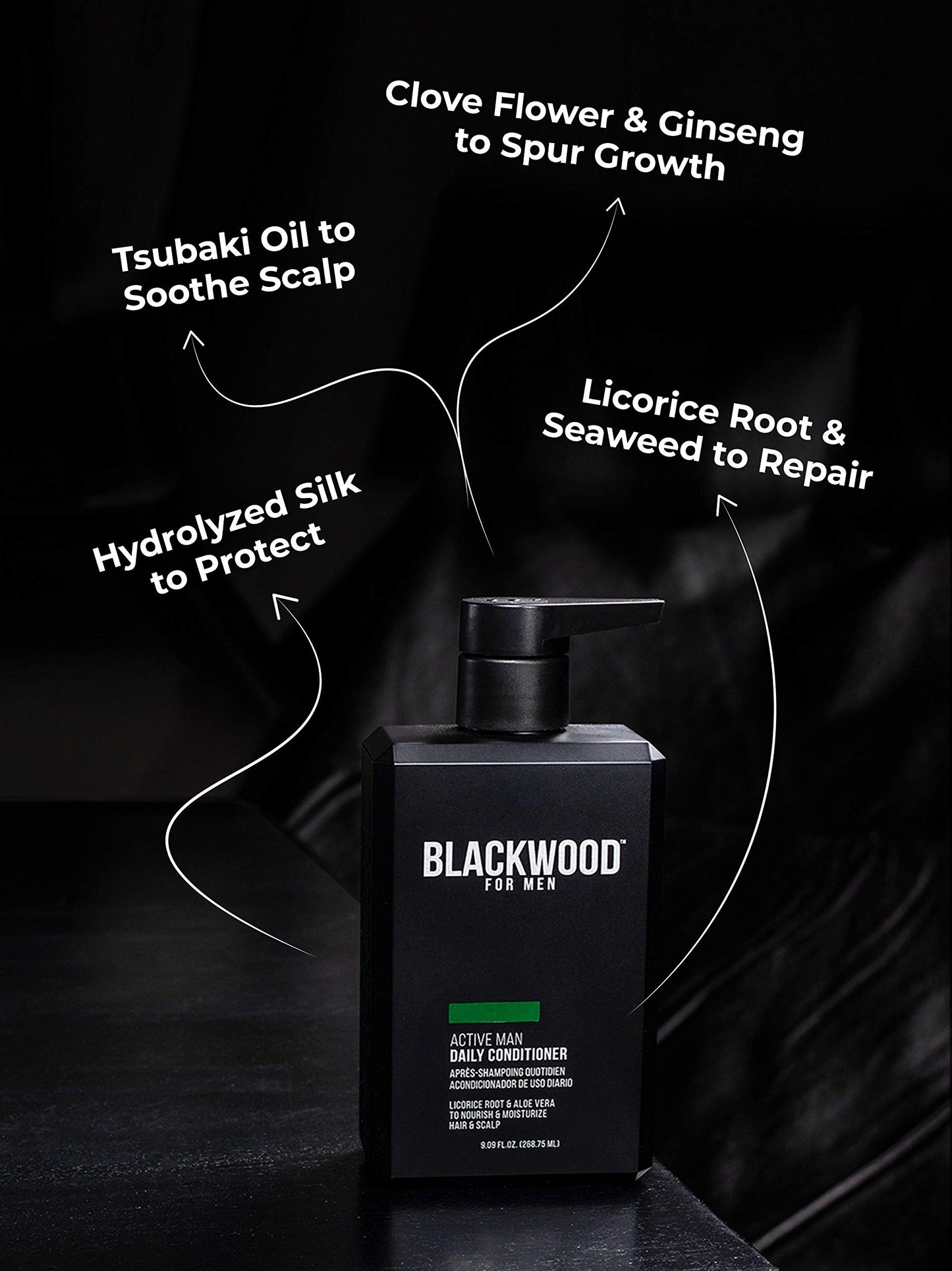 Blackwood For Men Active Man Daily Conditioner - Natural Vegan Formula