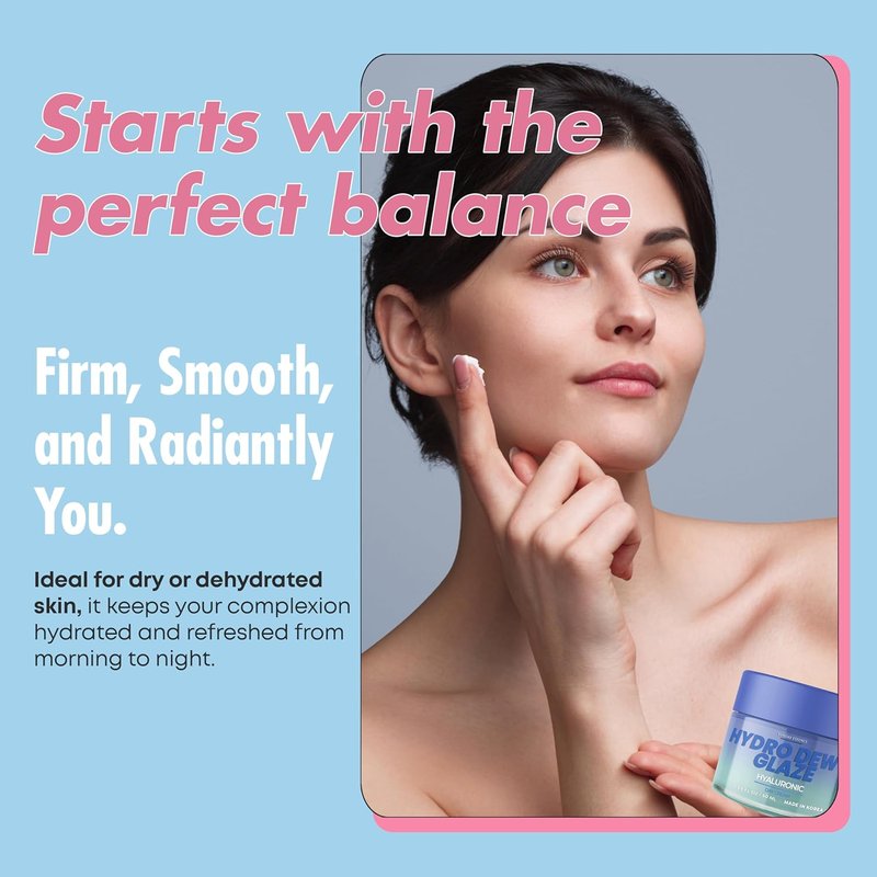 Hyaluronic Acid Day Cream - Anti-Aging Hydration for Smooth Skin | Vegan, Dermatologist Tested - 1.69 Fl Oz