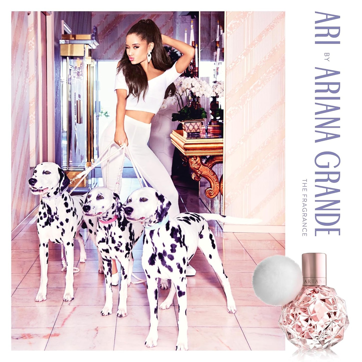 Ariana Grande Ari Eau de Parfum – Long Lasting Fragrance with Pear, Raspberry, and Vanilla Orchid – Floral Gourmand Women’s Perfume – Travel Size – 0.25 Fl Oz