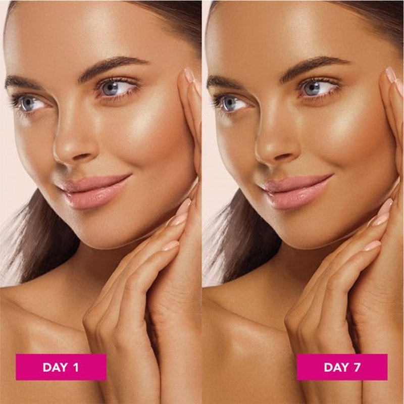 Jergens Natural Glow +FIRMING Self Tanner Body Lotion, Medium to Tan Skin Tone & Natural Glow Self Tanner Face Moisturizer, SPF 20 Facial Sunscreen