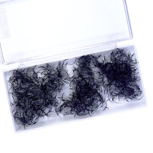 LaDulcie Loose Fans Handmade. 1000pcs/box. Volume Eyelashes | C CC D DD L M Curl | Thickness 0.07~0.03 mm | 9-15mm Length | Long Lasting | Easy Application (8D-0.05- C - 14mm)