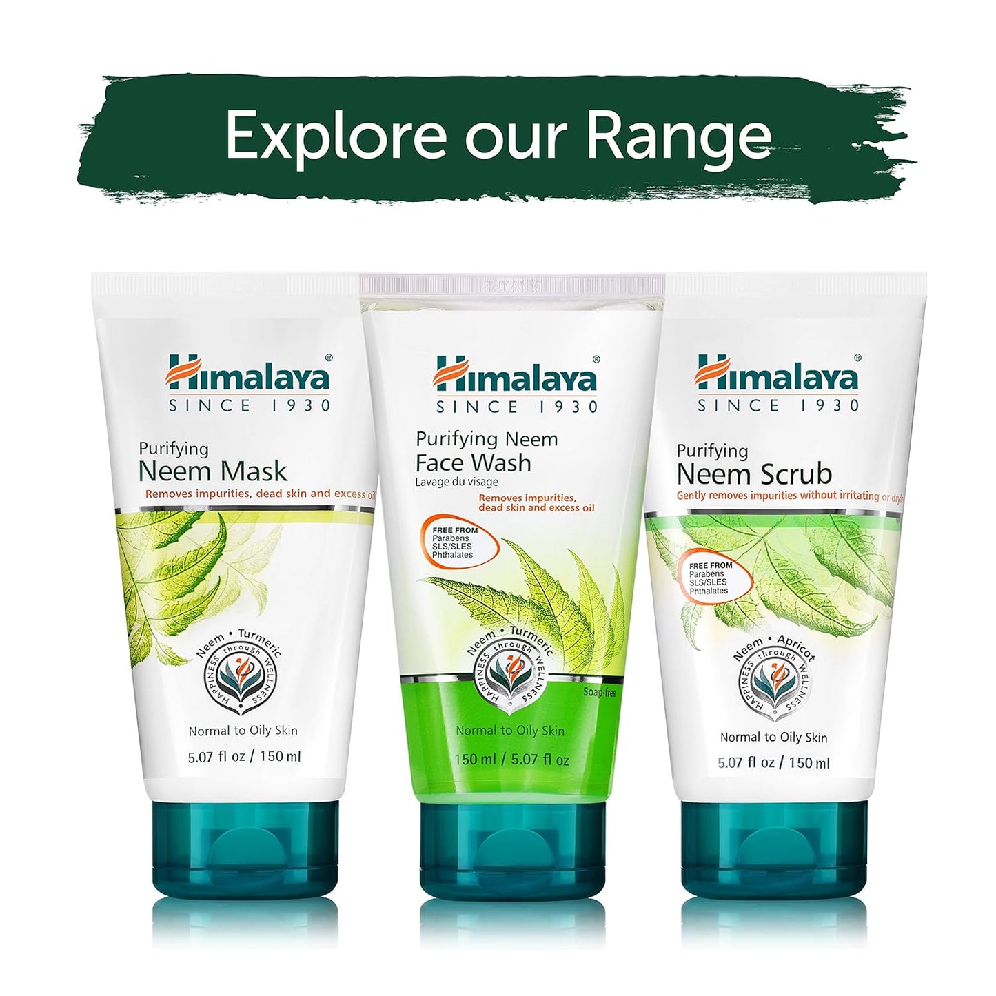Himalaya Neem Scrub - Purifying Exfoliating Scrub for Oily Skin | 150 ml (5.07 oz)