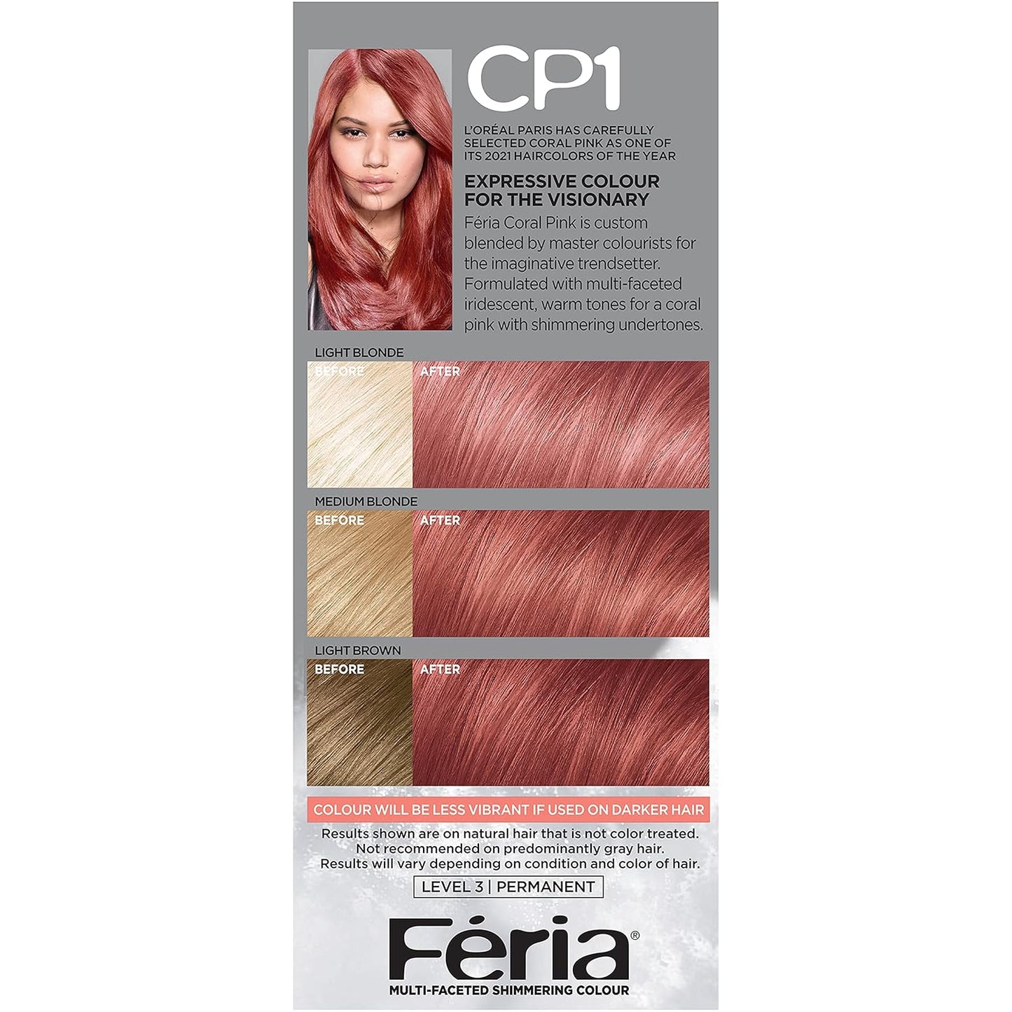Feria Multi-Faceted Shimmering Permanent Hair Color Kit - C100 Star Lights Extreme