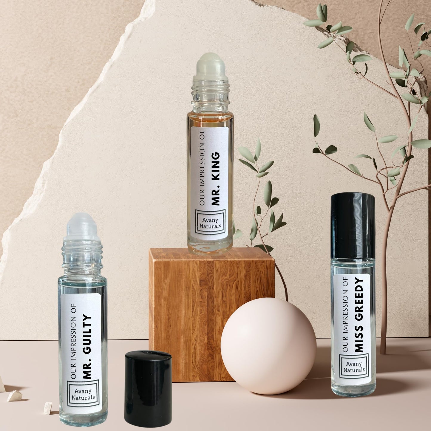 Avany Naturals EGYPTIAN MUSK OIL - Bigger & Better Roll on Perfume Samples, Long Lasting Body Oil Based Cologne, Perfumed & Scented Aroma for Skin 1.2 Fl Oz (Egyptian Musk)