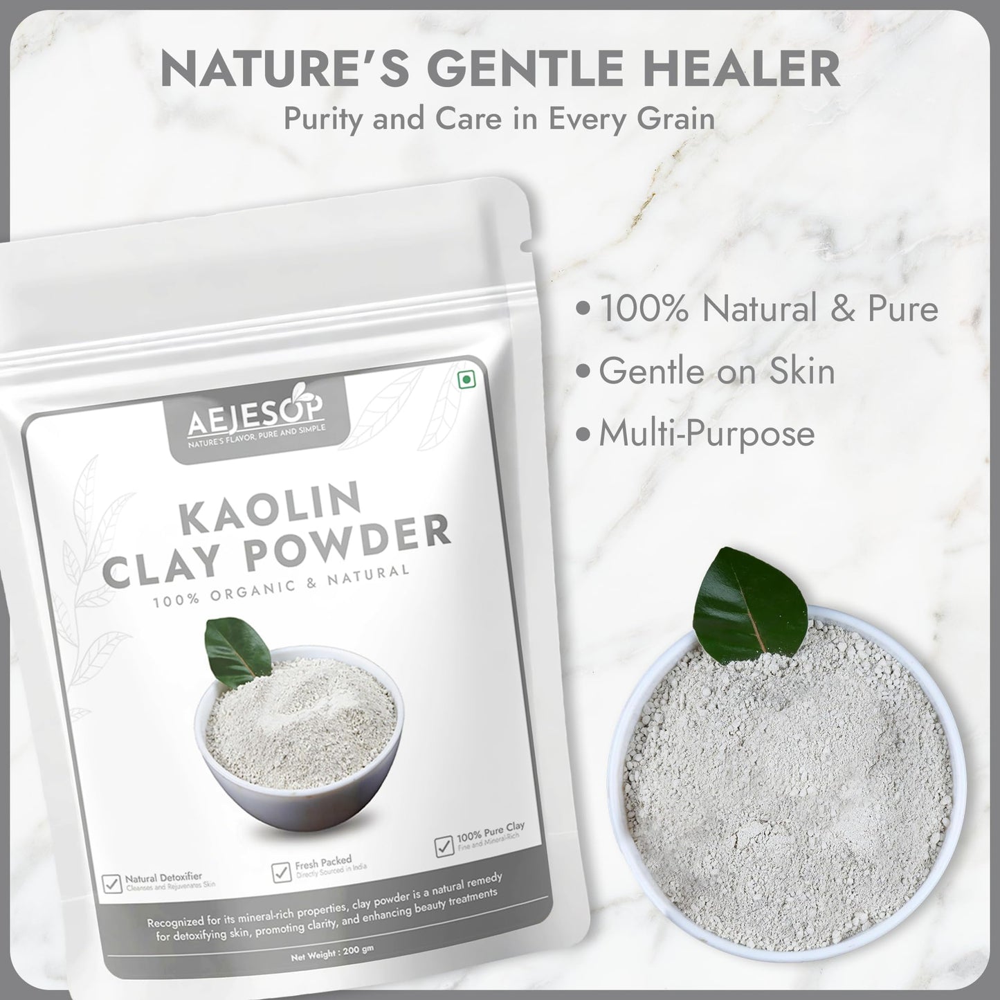 AEJESOP Kaolin Clay Powder, 7 oz (200 g)