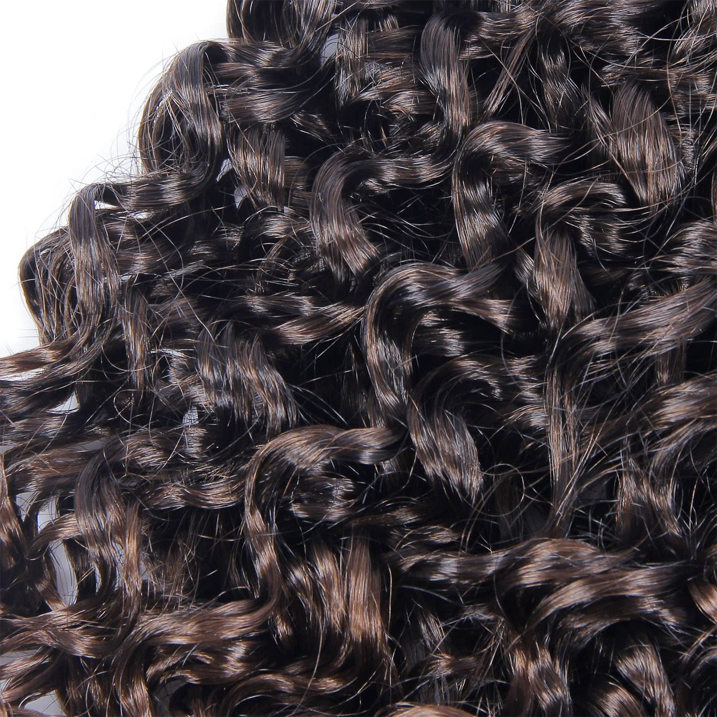 GoGo Curl Crochet hair for Black Women Beach Curl crochet hair Bohemian Crochet Braids Natural Black Deep Wave Braiding hair Extensions (18inch(Pack of 2),1B/30)