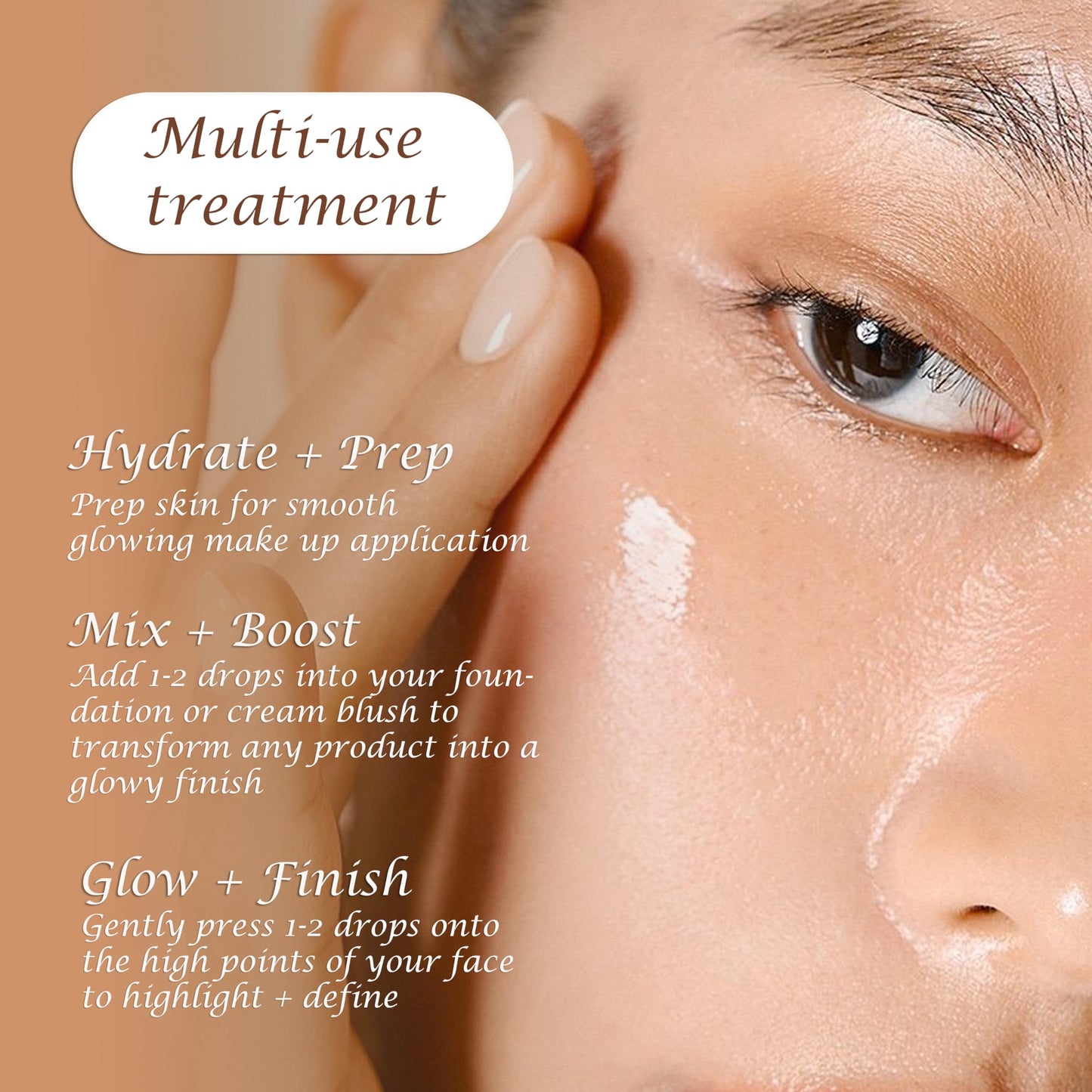 Katz Beauty Miracle Beauty Oil - Hydrating Face Oil with Jojoba, Argan & Marula Oil for Anti-Aging Glow, Non-Comedogenic