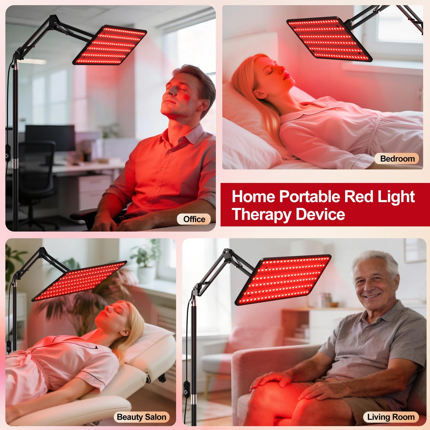 Morfone Red Light Therapy for Body Face Tri-Wavelength 660nm, 850nm, 940nm
