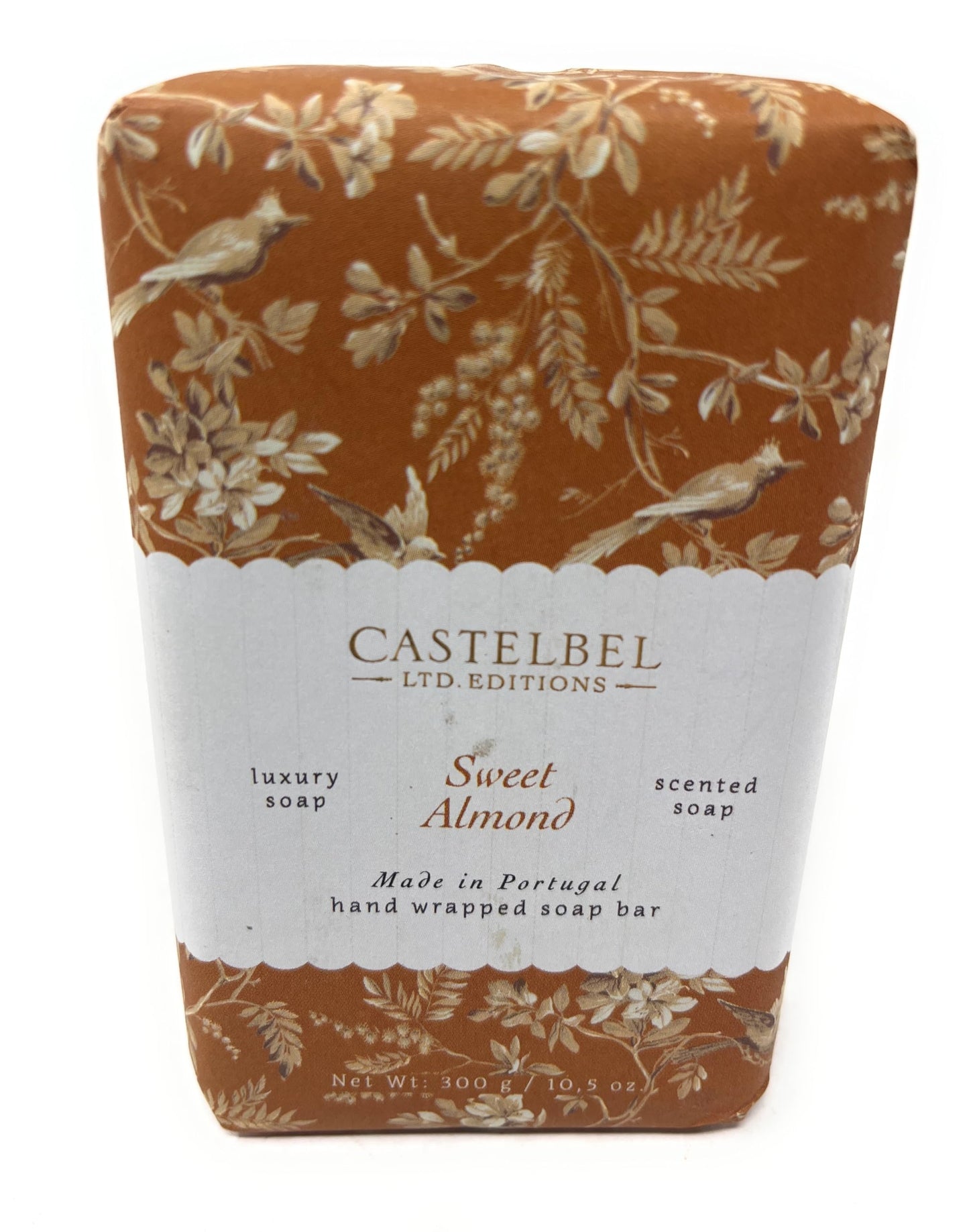 Castelbel Sweet Almond Scented Luxury Soap, 10.5 Ounces