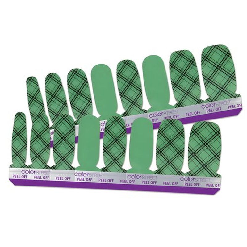 Color Street Stay In Check (FDC303) Nail Strips - Fall 2022 Designs, 20.0 grams, 16.0 Count, (Pack of 1)