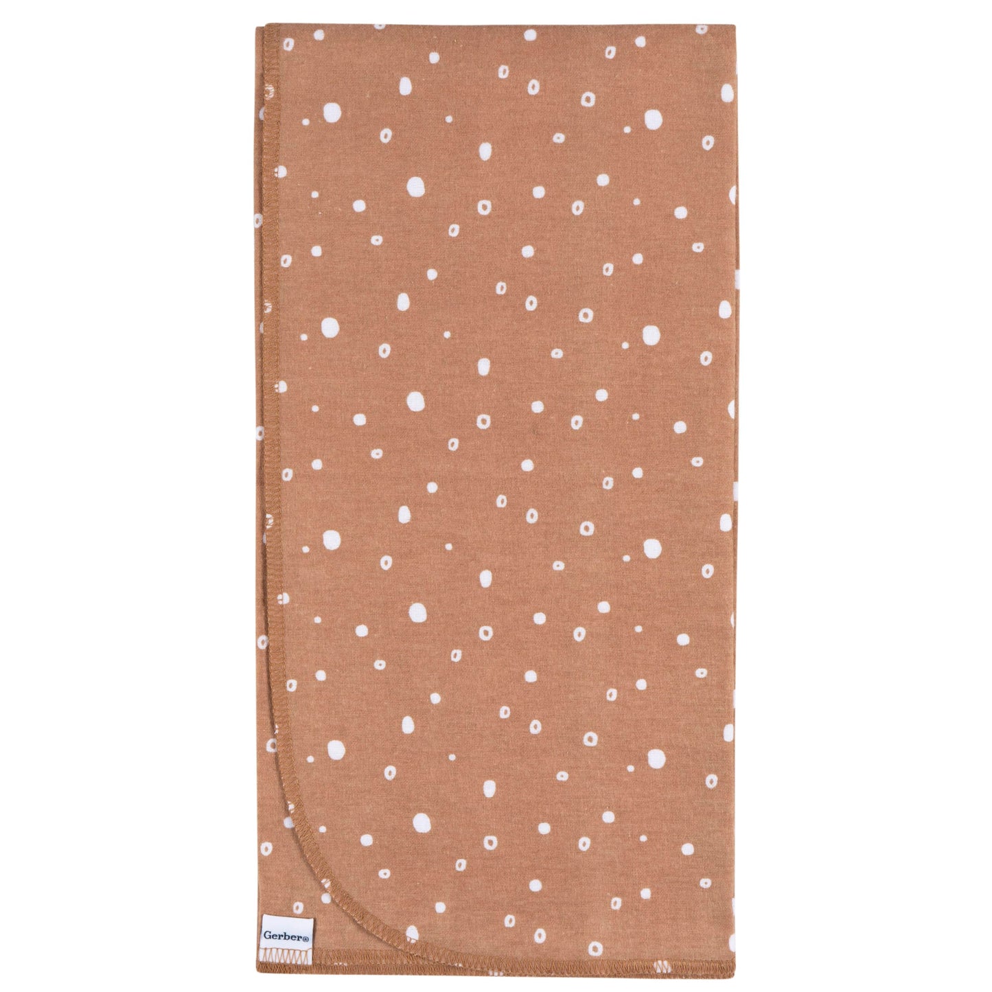 Gerber Unisex Baby 100% Cotton Flannel Receiving Blankets 30x30 Inches (Pack of 4), Boho Rainbow, One Size