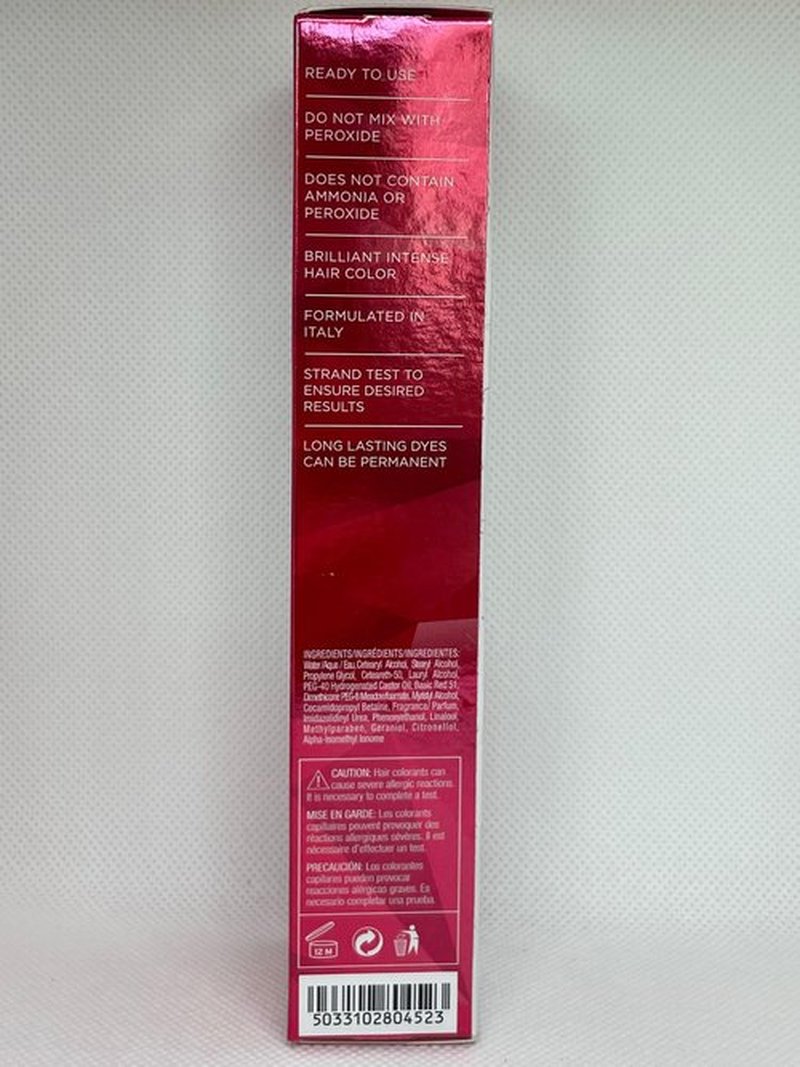 Ion Red Semi Permanent Hair Color Red
