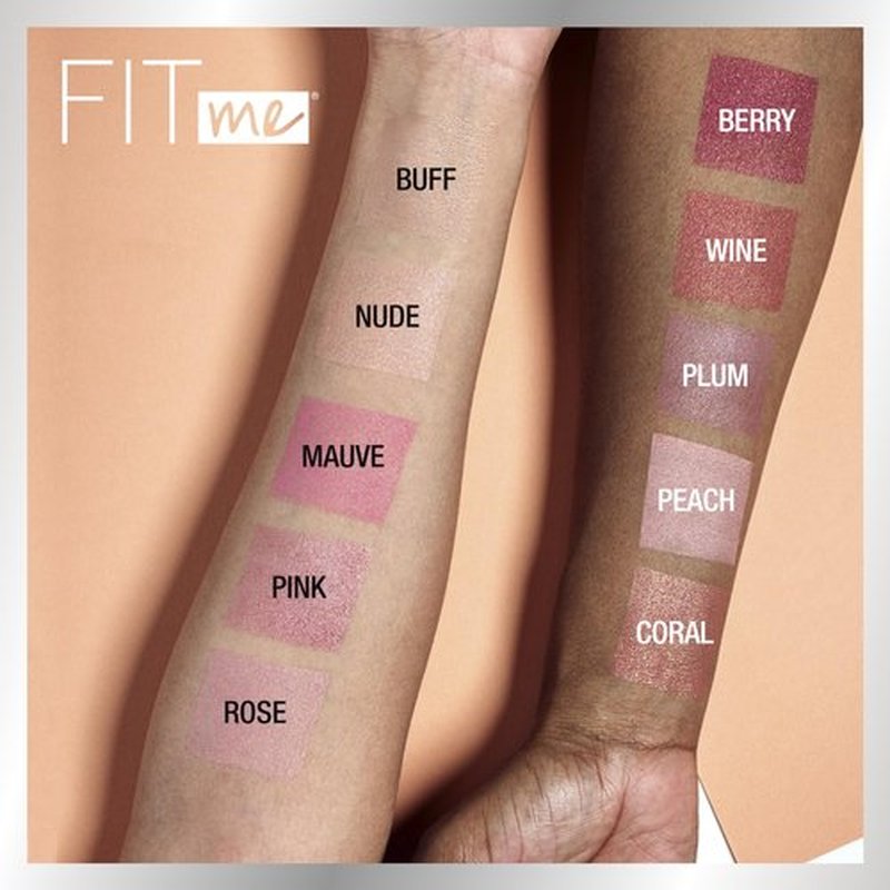 Maybelline Fit Me Blush, Lightweight, Smooth, Blendable, Long-lasting All-Day Face Enhancing Makeup Color, Wine, 1 Count