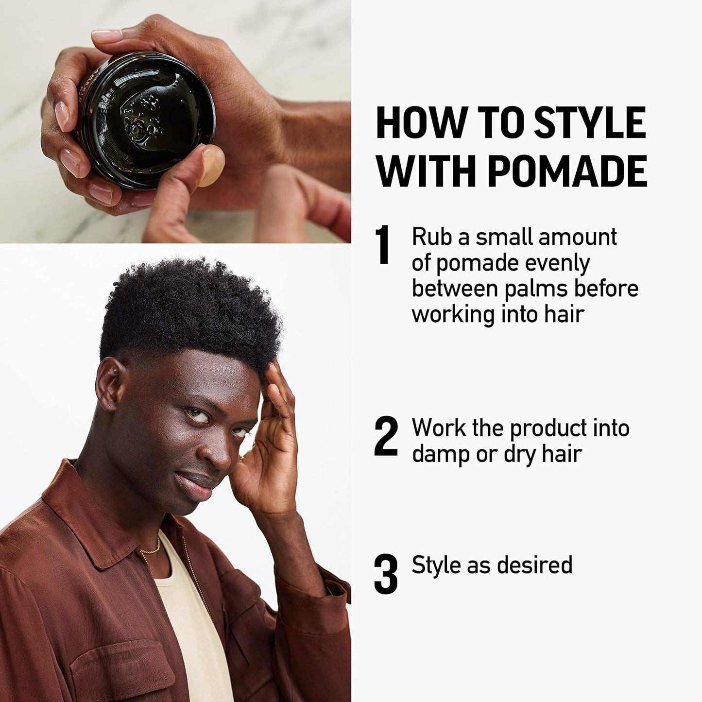 American Crew Men's Hair Pomade - Medium Hold, High Shine, Travel Size Duo Set
