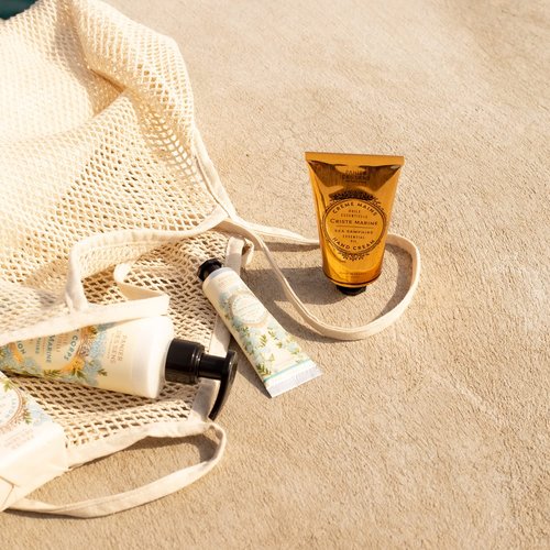 Panier des Sens - Hand Cream for Dry Cracked Hands - Sea Samphire Hand Lotion with Shea Butter & Olive Oil - Vitamin E Skin Moisturizer with 97% Natural Ingredients - Made in France, 2.5 fl oz