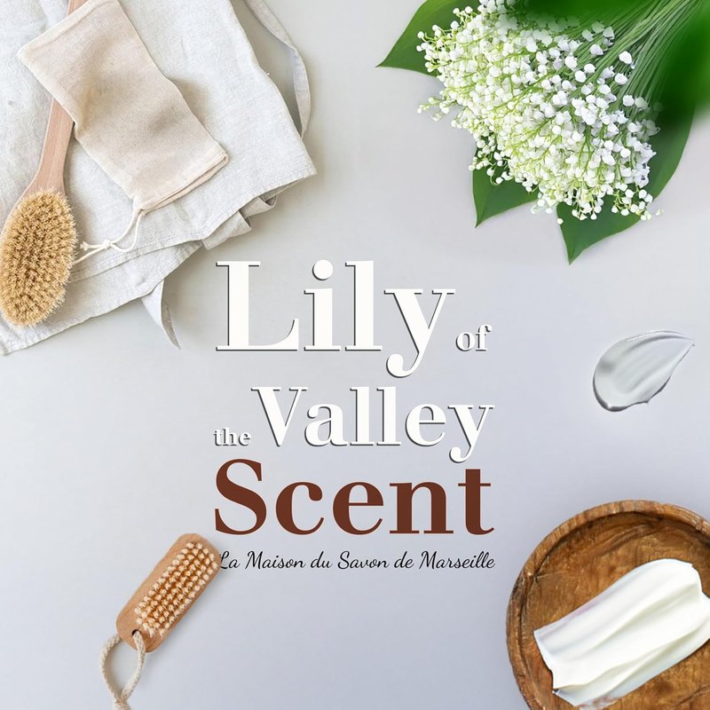 Lily Of The Valley Soap Bars - Organic Shea Butter Enriched | 3-Pack, 97% Natural Ingredients, French Milled - 3x8.8 oz