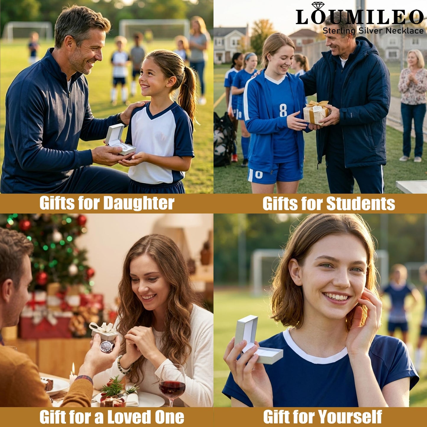 LOUMILEO Softball/Soccer/Volleyball/Basketball/Tennis Necklace for Women Sterling Silver Number Necklaces for Women Dainty Silver Heart Pendant Necklace Personalized Sports Accessories Jewelry Gift