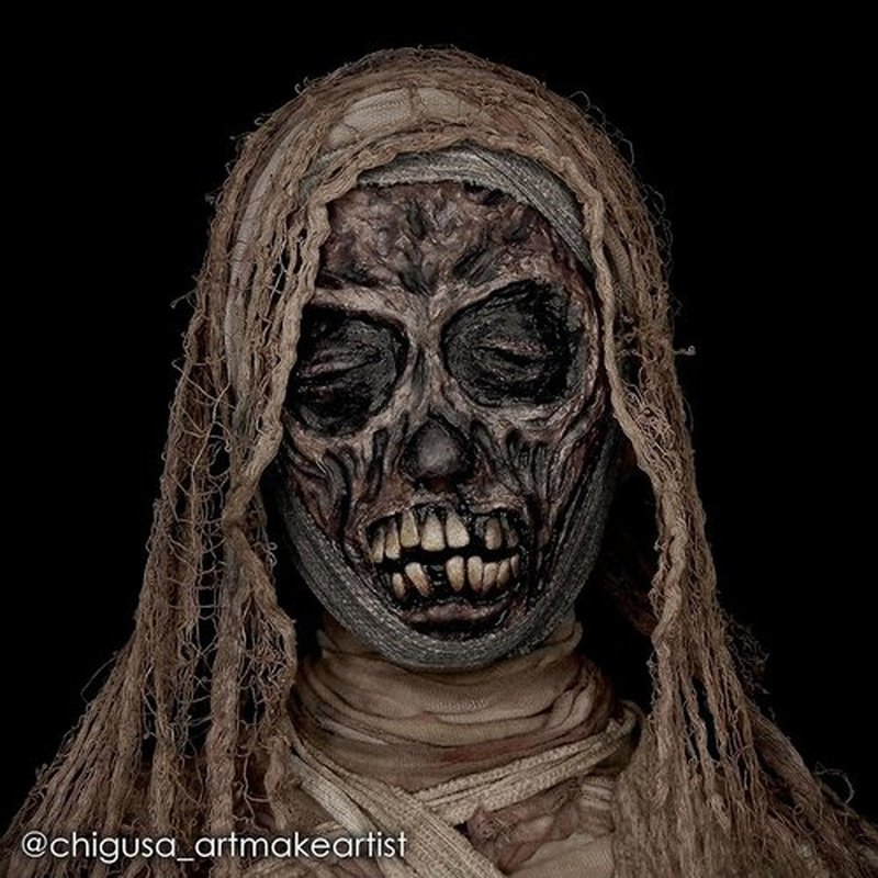Mehron Makeup Liquid Latex | SFX Makeup | Halloween Latex Makeup | Latex Glue for Skin | Prosthetic Glue 1 fl oz (30 ml) (Dark Flesh)