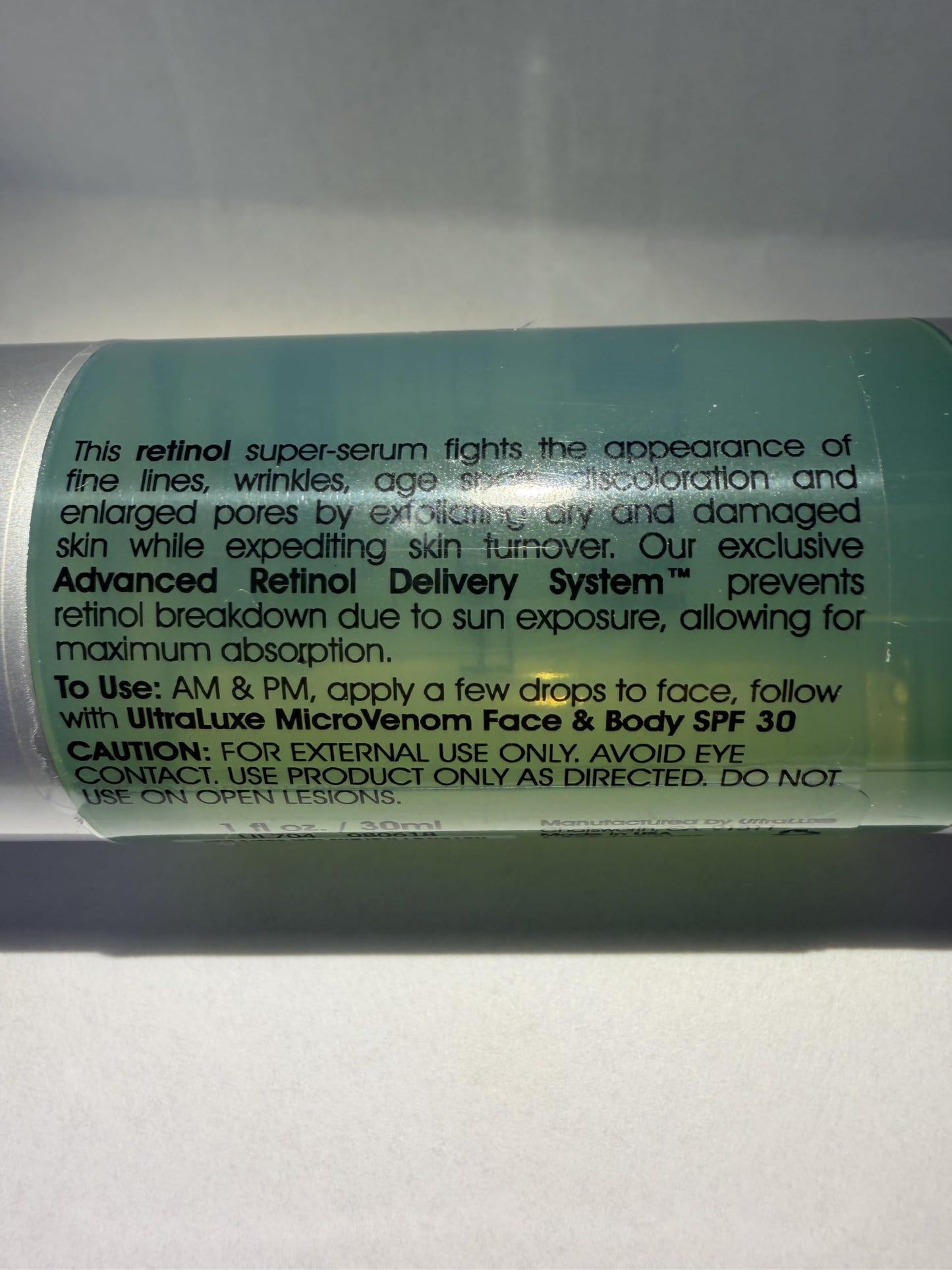 UltraLuxe Retinol Renewal Serum 30mL