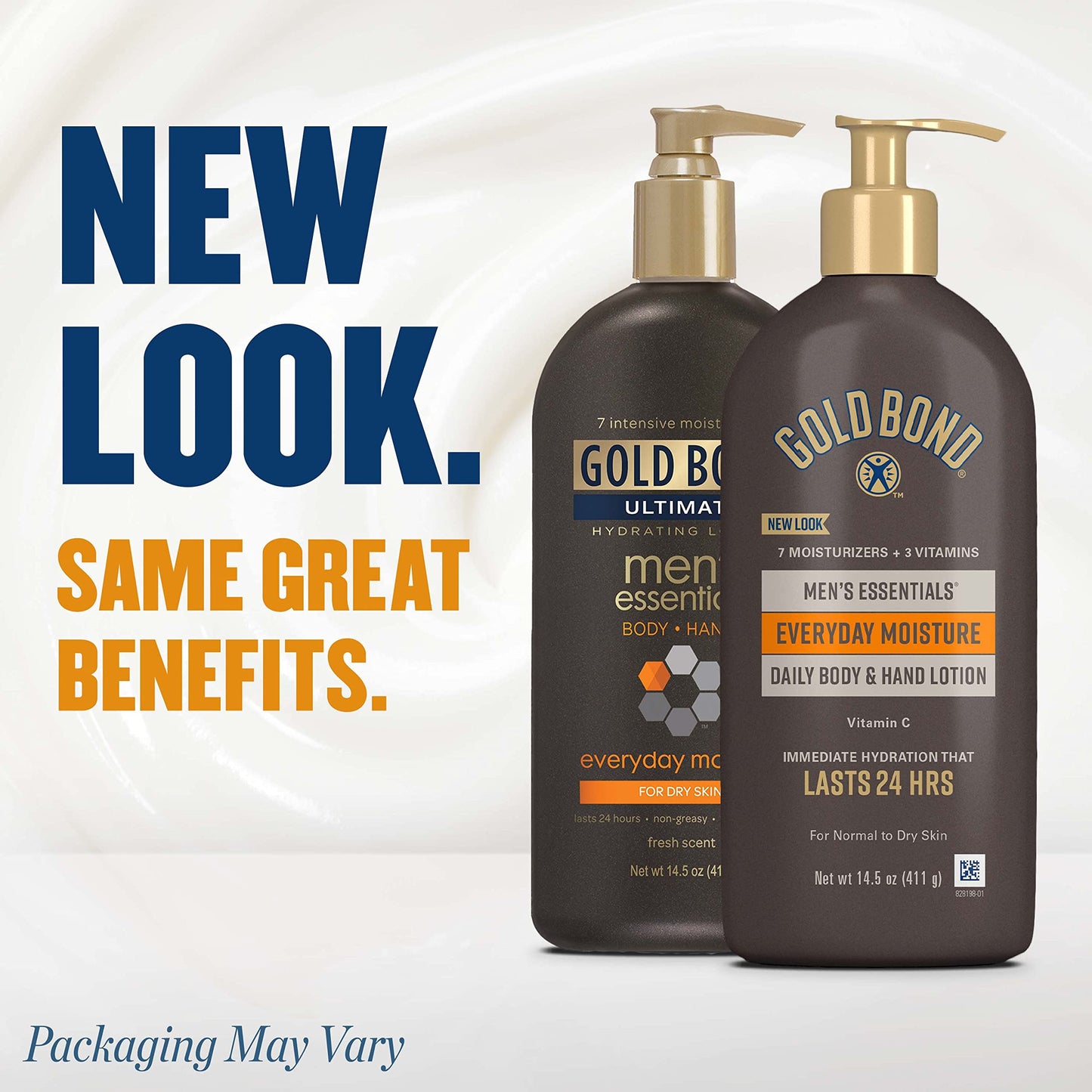 Gold Bond Men's Essentials Everyday Moisture Body & Hand Lotion, 14.5 oz