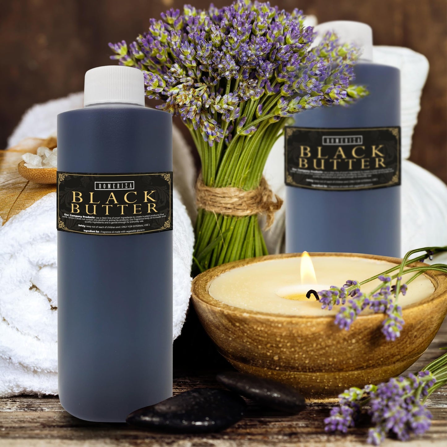 Onisavings Perfume Black Butter Body Oil Scented Fragrance - Black Butter Oil Fragrance for Men - Body Long Lasting Perfume Oil - Uncut Scented Body Oil - 2 Oz (Pack of 1)