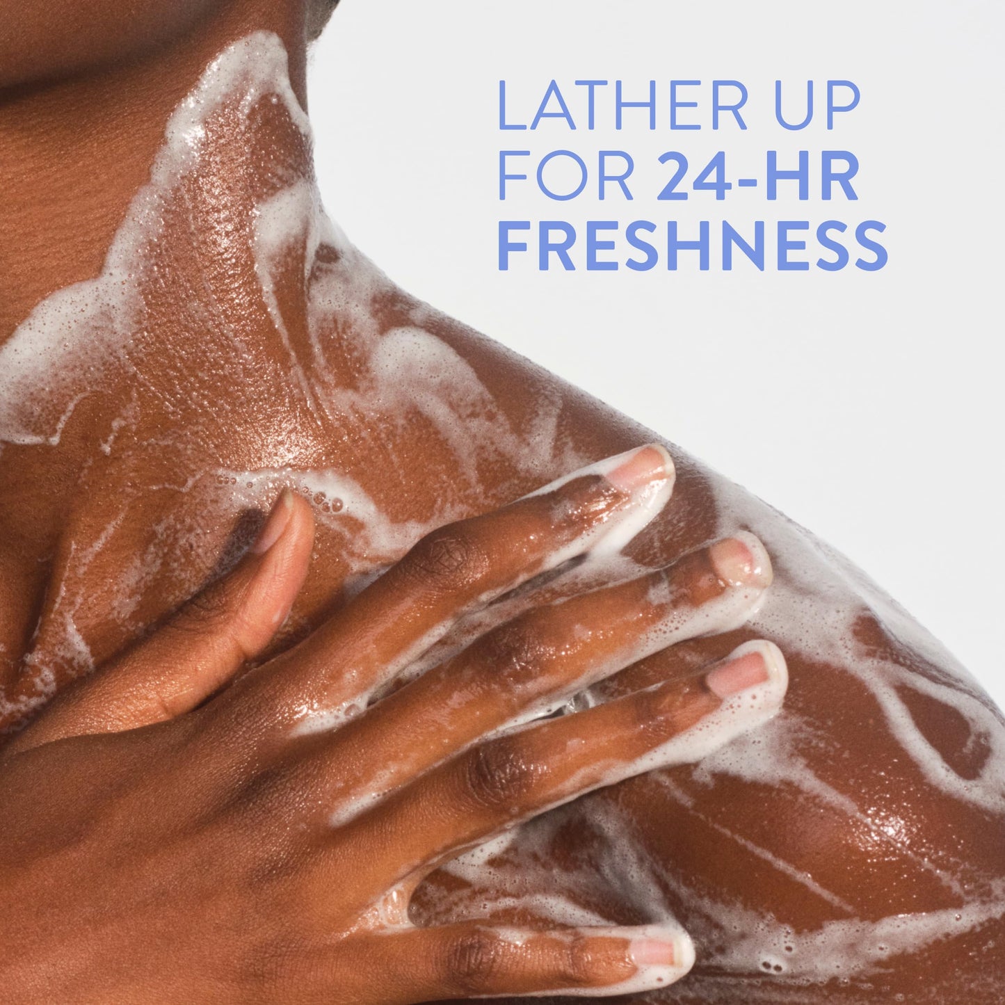Native Cotton & Lily Scent 24-Hr Refreshing Clean Body Wash for Women & Men, for All Skin Types Incl. Sensitive, Leaves Skin Feeling Clean & Soft, Free of Phthalates, Sulfates & Parabens, 18 oz
