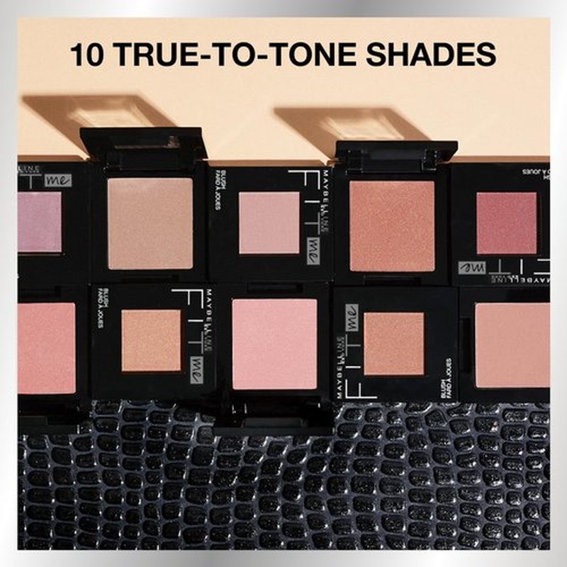 Maybelline Fit Me Powder Blush, Lightweight, Smooth, Blendable, Long-lasting All-Day Face Enhancing Makeup Color, Mauve, 1 Count