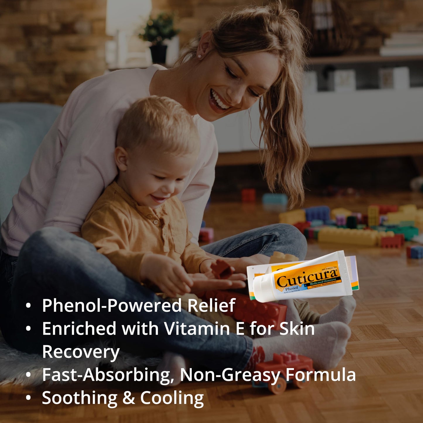Cuticura Medicated Ointment | First Aid Antiseptic | Infection Protection | Antibiotic-Free Ointment for Cuts, Scrapes & Burns | Soothing Itch & Pain Relief with Aloe Vera & Vitamin E (1 oz) (1 Pack)