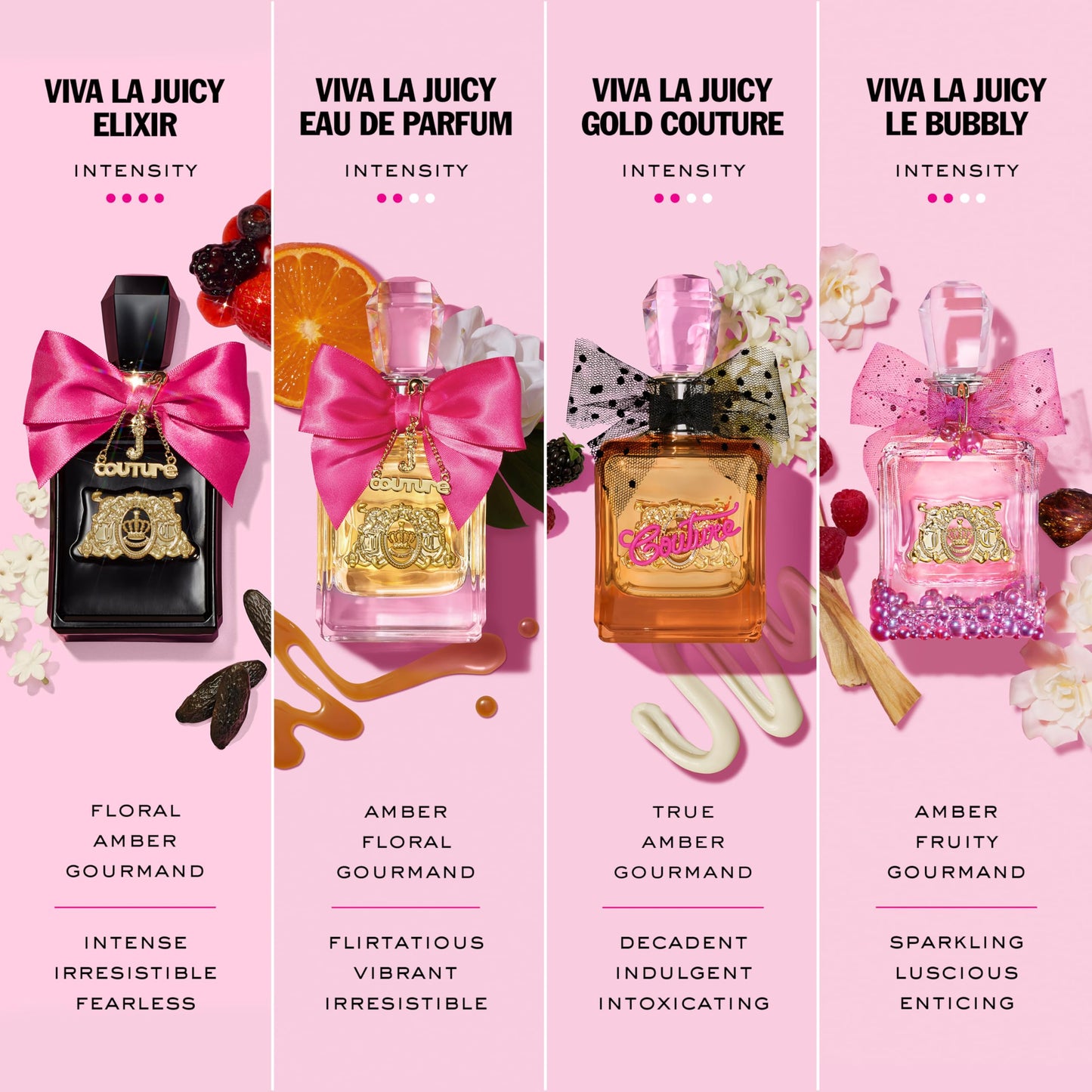Juicy Couture Viva La Juicy Elixir de Parfum Spray Pen, Long-Lasting Women's Perfume with Notes of Berries, Gardenia, Jasmine & Sandalwood - Floral Amber Travel Size, EDP Spray, 0.33 fl oz