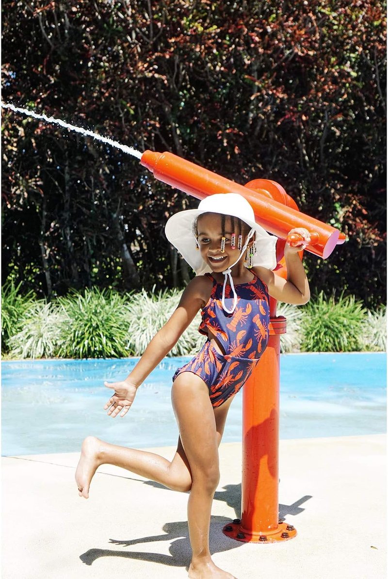Zelda Sunhat - Infant & Toddler Summer Swim Hat | UPF 50 Water Flap for Boys & Girls