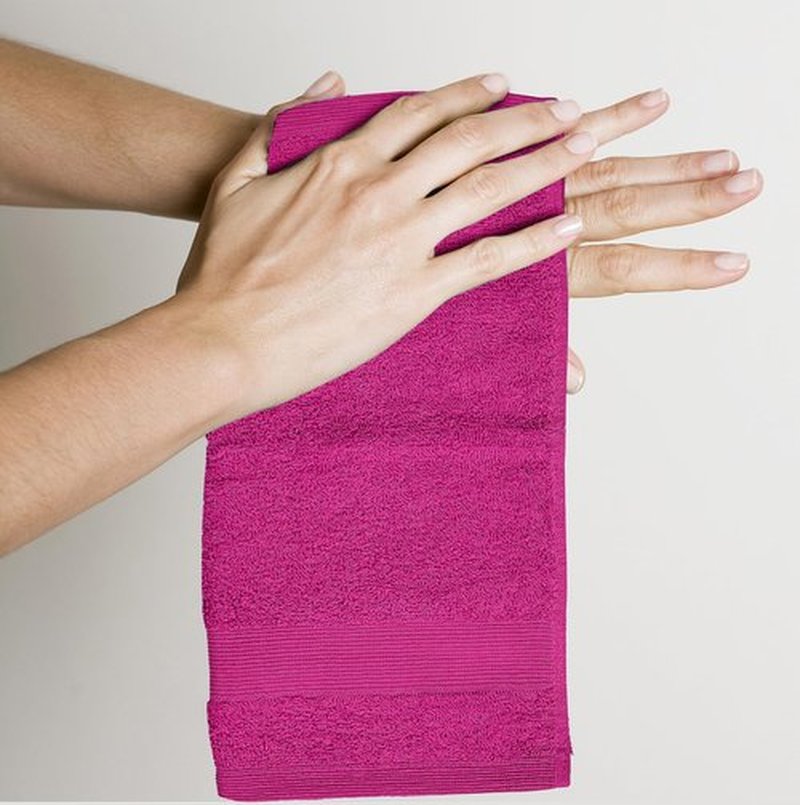 Premium Wash Cloths Pack of 12 (13" x 13" Inches)- 100% Combed Ring Spun Cotton WashCloth - Luxury Washcloths – Ultra Soft Face Towels - Highly Absorbent Wash Cloth for Face (Dark Pink)