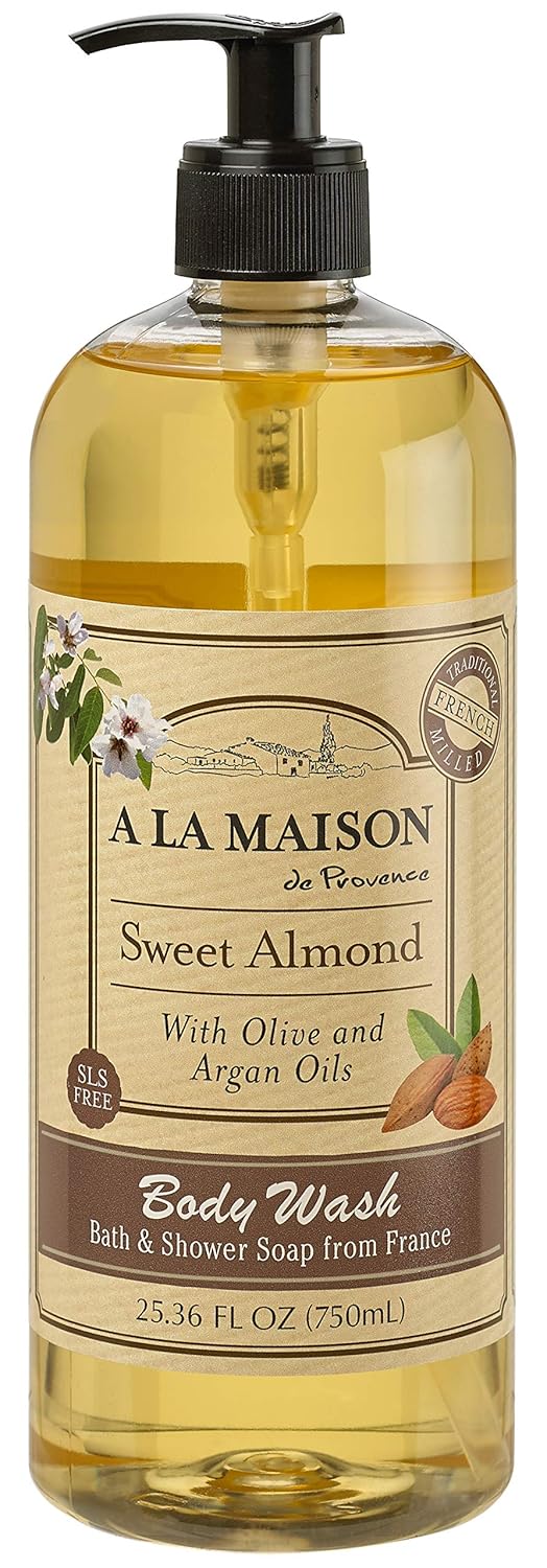 A LA MAISON Hydrating Body Wash Rosemary Mint, Uses: Body - Triple French Milled, Essential Oils, Plant Based, Vegan, Cruelty-Free, Alcohol & Paraben Free (25.36 oz, 2 Pack)