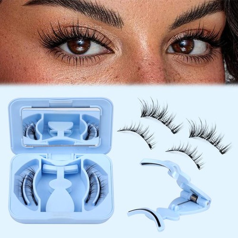 Magnetic Eyelashes with Applicator Upgraded Magnetic Lashes Wispy Magnetic Eyelashes Natural Look Reusable Soft Magnetic Lashes with Applicator No Glue No Eyeliner Needed Lashes by JIMIRE