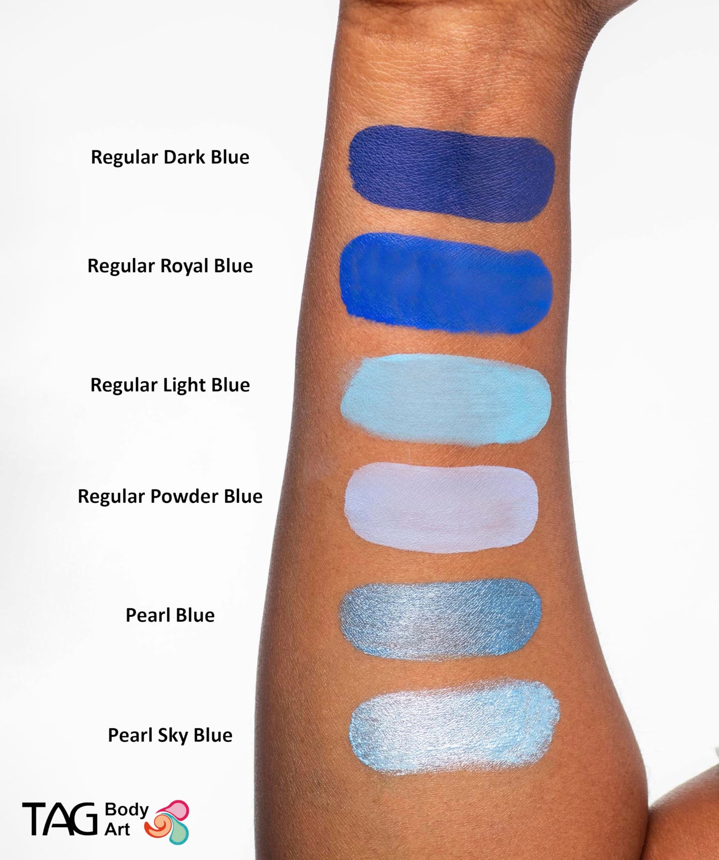 TAG Face and Body Paint - Regular Light Blue 90gm