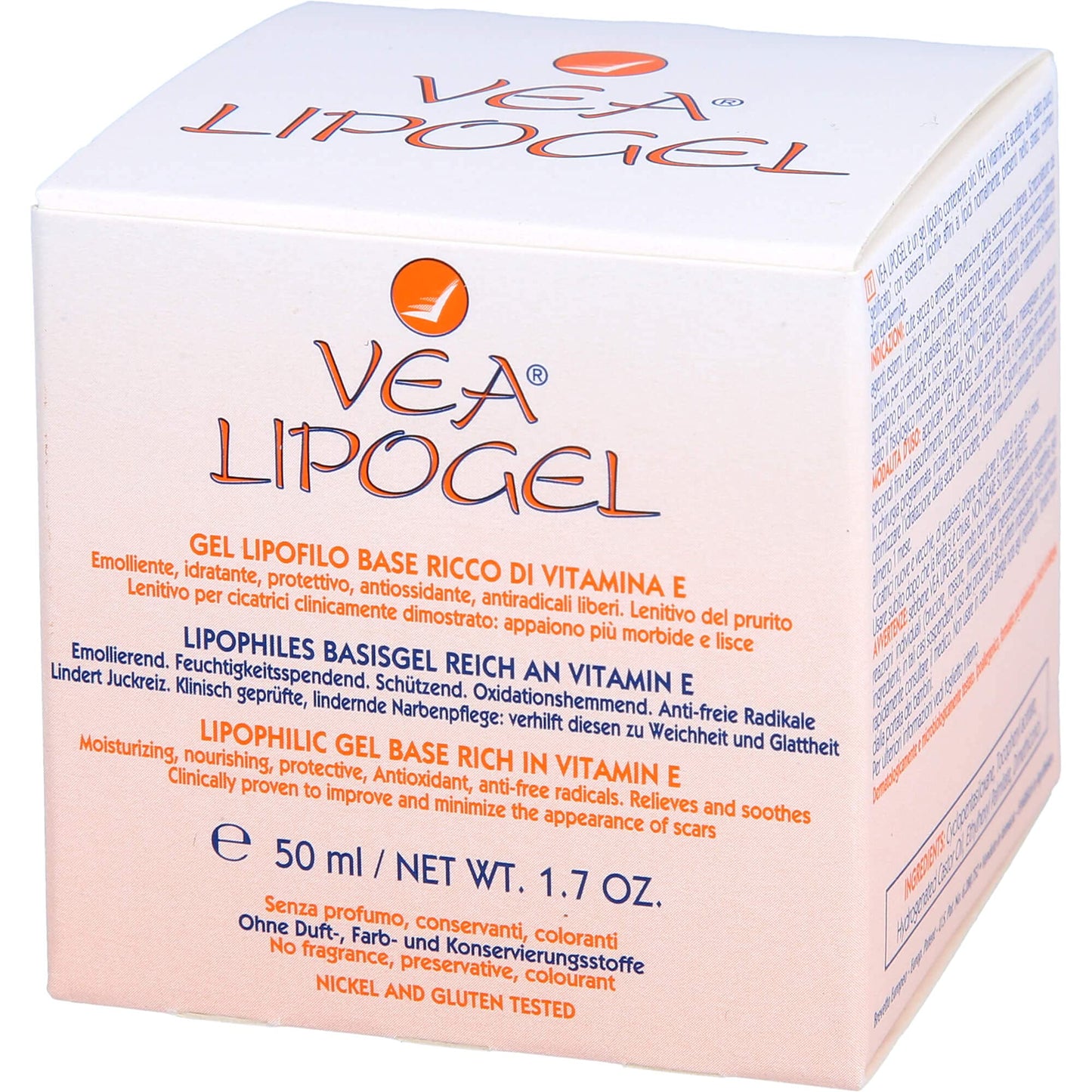 Vea Lipogel Lipophilic base vitamin E, 50ML