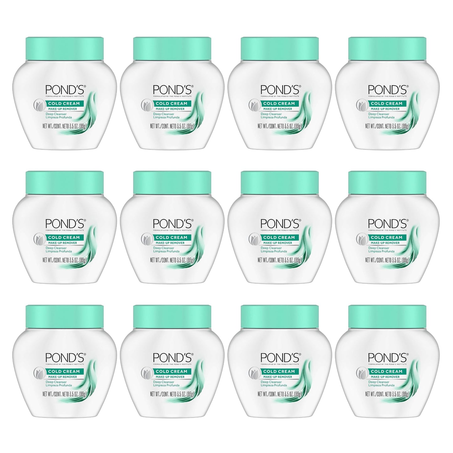Pond's Cold Cream Cleanser 3.5 oz (Pack of 12)