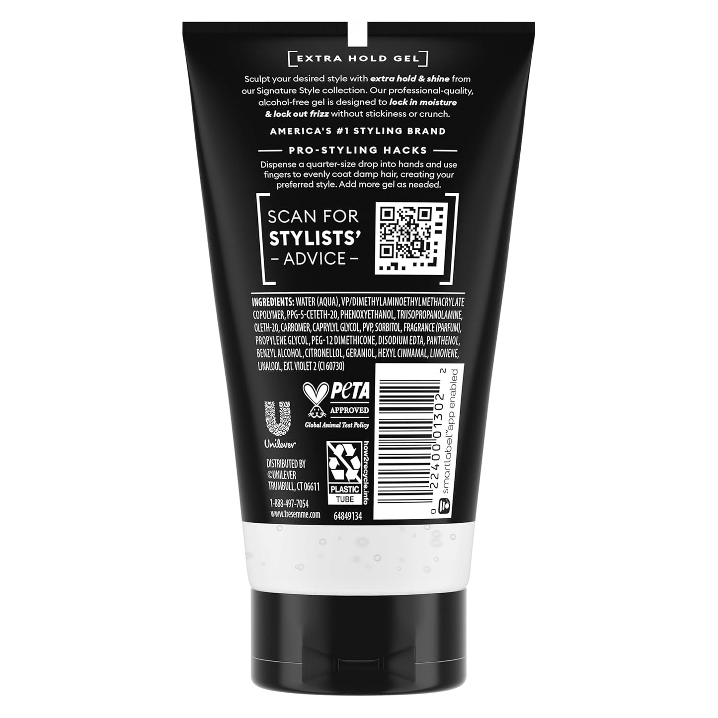 TRESemmé Hair Gel, Sculpting, Extra Hold, 3-Pack + Keratin Repair Instant Recovery Mask – Frizz Control, Professional Quality Styling Products, Alcohol-Free
