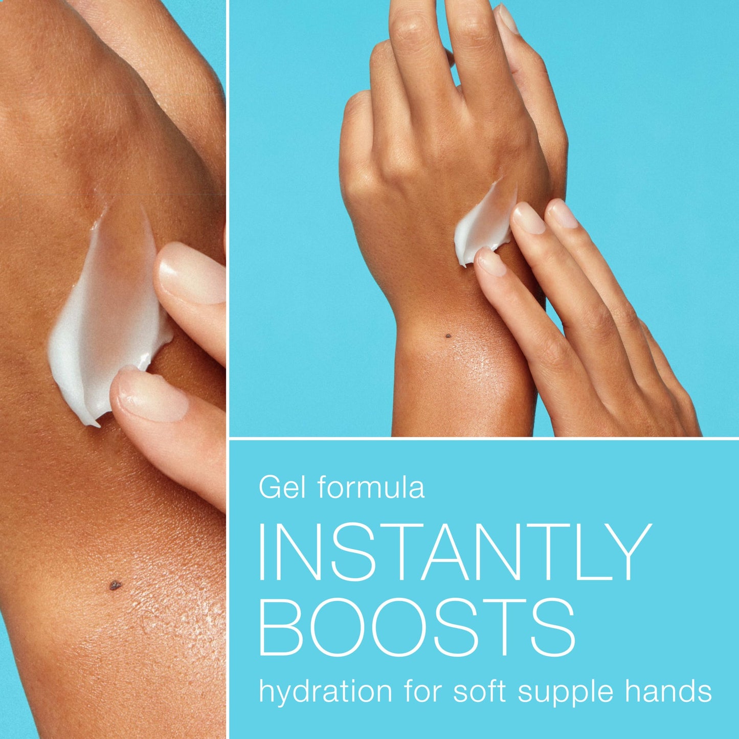 Neutrogena Hydro Boost Hydrating Hand Gel Cream with Hyaluronic Acid for Instantly Quenched, Soft & Supple Hands, Lightweight, Non-Greasy & Quick Absorbing Hand Lotion, Travel Size, 3 Oz