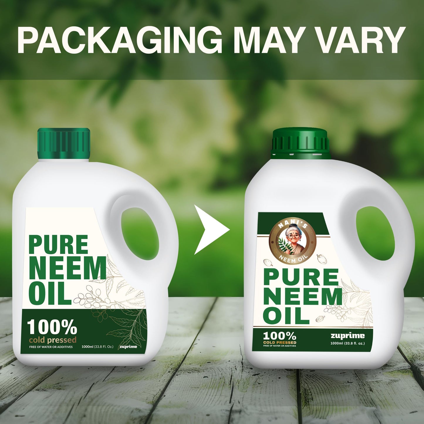 Nani's Pure Neem Oil for Plants Concentrate - Dilute for Use as Organic Neem Oil Spray for Plants, Outdoor & Indoor Use - 100% Cold Pressed - Horticultural Enhanced Plant Health & Shine Need (34 oz)