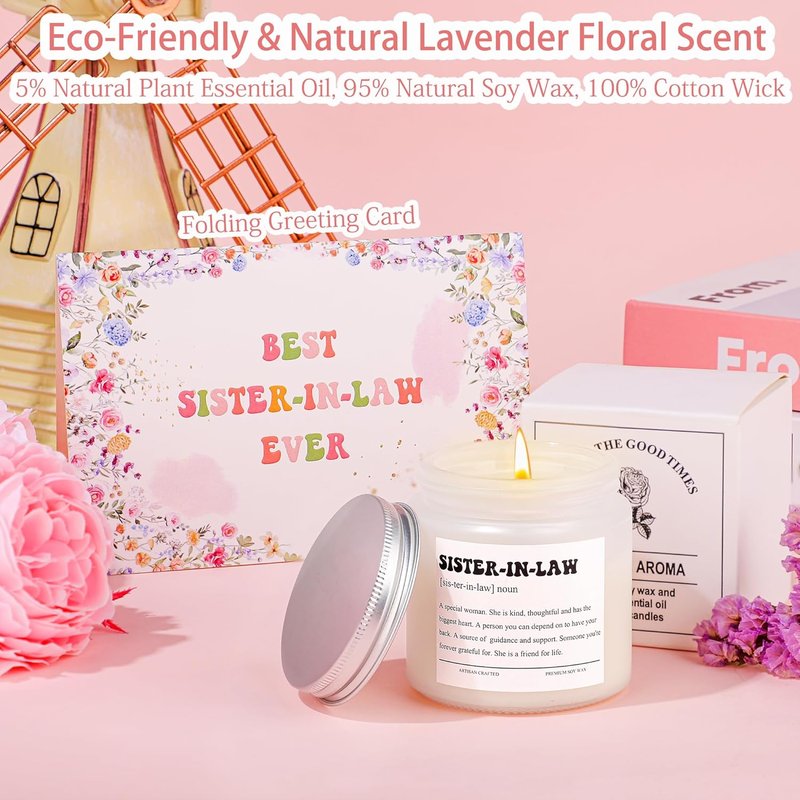 Sister In Law Gifts - Unique Birthday & Holiday Gift Basket Set of 6 | Thoughtful Presents for Any Occasion