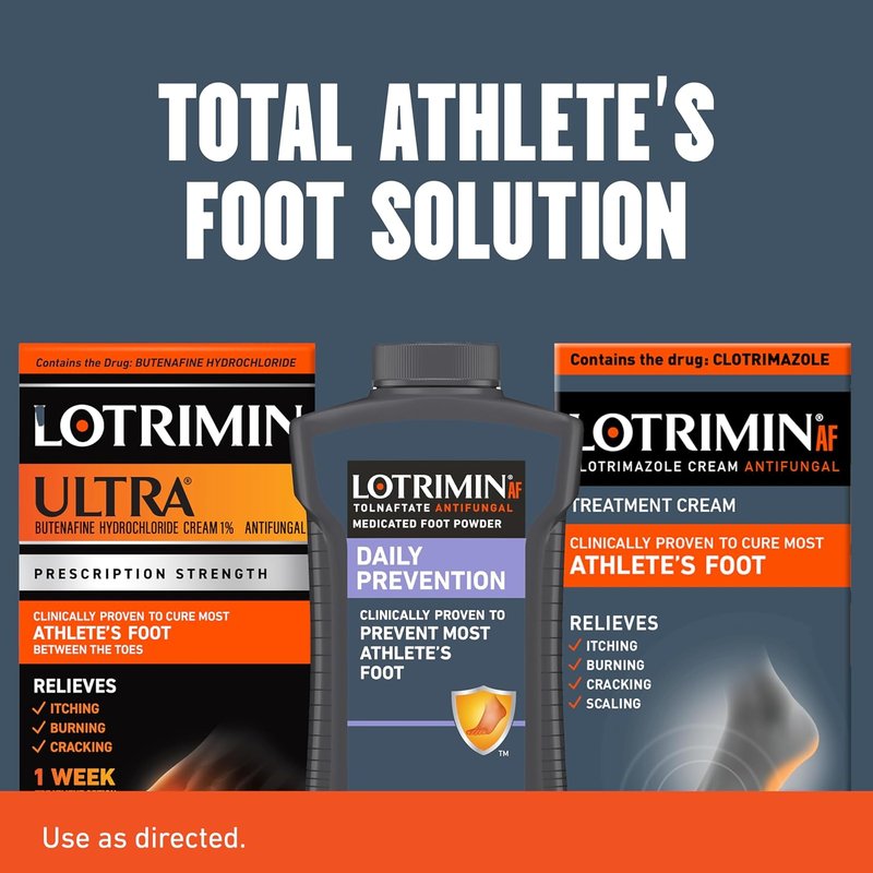 Lotrimin® AF Antifungal Cream - Athlete's Foot Treatment with 1% Clotrimazole | 1.1 Ounce