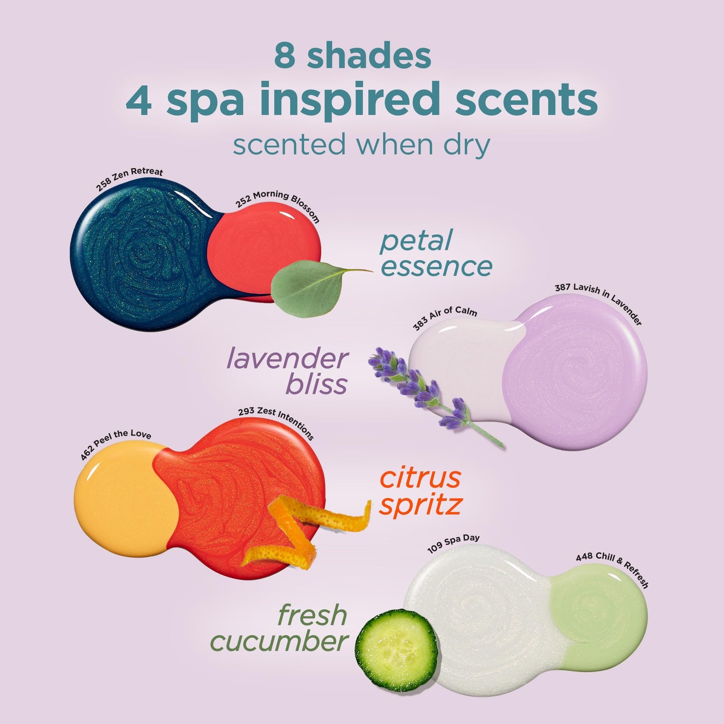 Sally Hansen Color Therapy Scented Nail Polish | Biotin, Argan Oil, Long Lasting, Healthy Nails, Nail Strengthener, Opaque | 462 Peel the Love, Citrus Spritz| Orange Yellow Nail Color