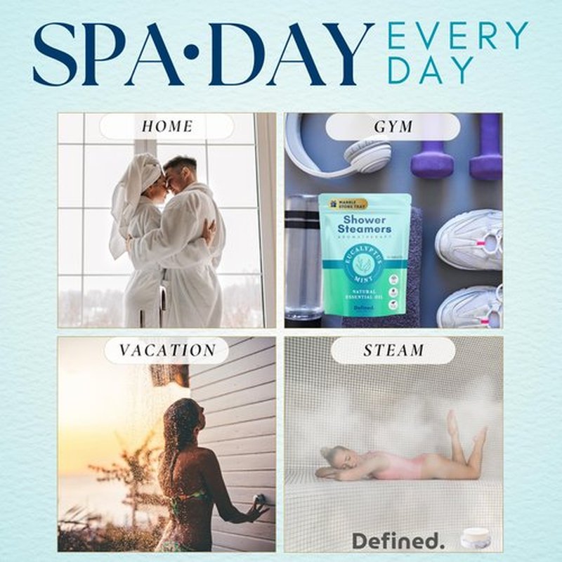 Shower Steamers Aromatherapy 15 Pack- Eucalyptus Shower Steamers for Sinus Relief, Shower Steamers Gift Set, Shower Bombs, Natural Shower Steamers, Shower Steamers for Women, Shower Steamer Holder