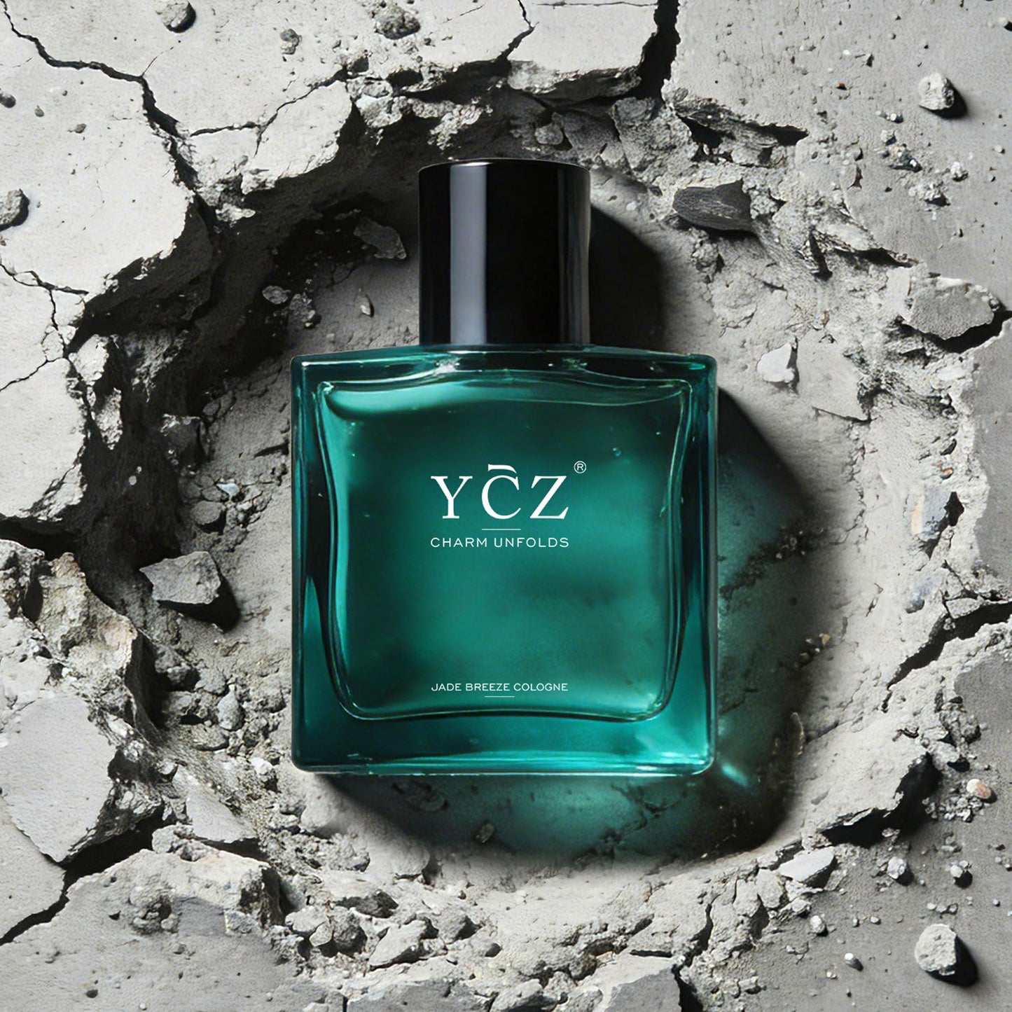 YCZ JADE BREEZE Cologne for Men – Aromatic Citrus Fragrance with Lemon, Verbena & Fresh Tea Notes, Amber & Musk Base, Long-Lasting Eau de Parfum Showcasing Unique Taste for Daily Wear, Office & Casual